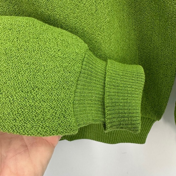 Vtg 60s Sweater Cardigan Mens M Alpaca Wool Kurt Cobain Arnold Palmer RARE Color - Picture 7 of 11